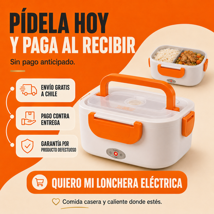 HeatBox™ DISFRUTA TU COMIDA CALIENTE DONDE TRABAJES