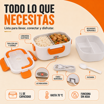 HeatBox™ DISFRUTA TU COMIDA CALIENTE DONDE TRABAJES